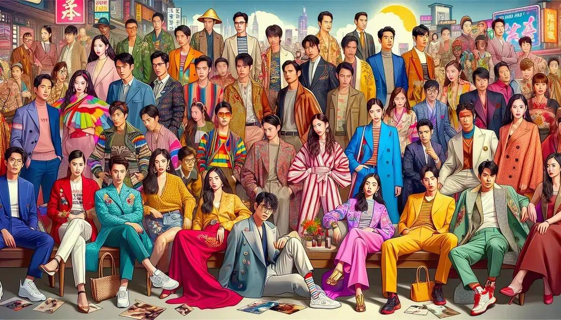 Impacto de las celebridades en la moda de los doramas